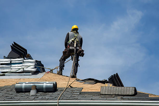 Professional Metal Roofing technician working in Morral, OH